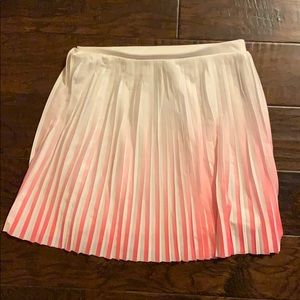 White and pink skirt